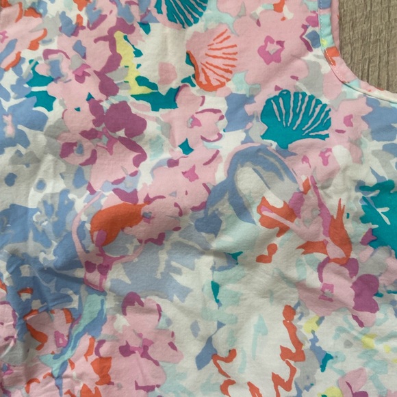 Joules Watercolor Mermaid and Seashell Dres Sz 4 - Picture 6 of 12